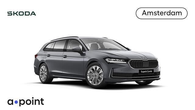 Grijs Nieuw 2025 Skoda Superb Business Line Stationwagen | € 48.672 (Super prijs) - Afbeelding 1/4