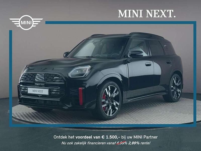 Zwart Nieuw 2025 Mini John Cooper Works Countryman SUV | € 66.500 (Super prijs) - Afbeelding 1/4