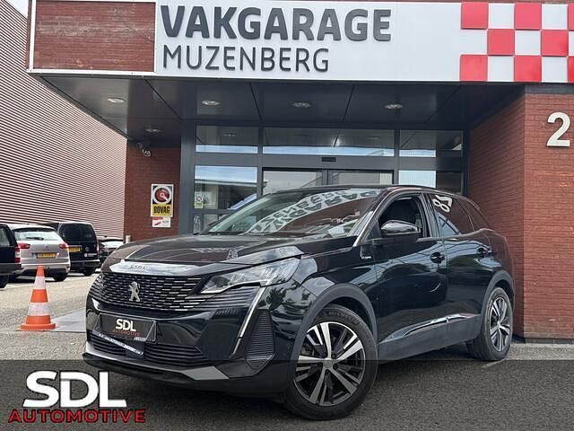 Zwart Gebruikt 2021 Peugeot 3008 Allure SUV | € 23.445 (Super prijs) - Afbeelding 1/4