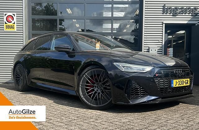 Zwart Gebruikt 2020 Audi RS6 Sport Stationwagen | € 94.945 (Eerlijke prijs) - Afbeelding 1/4