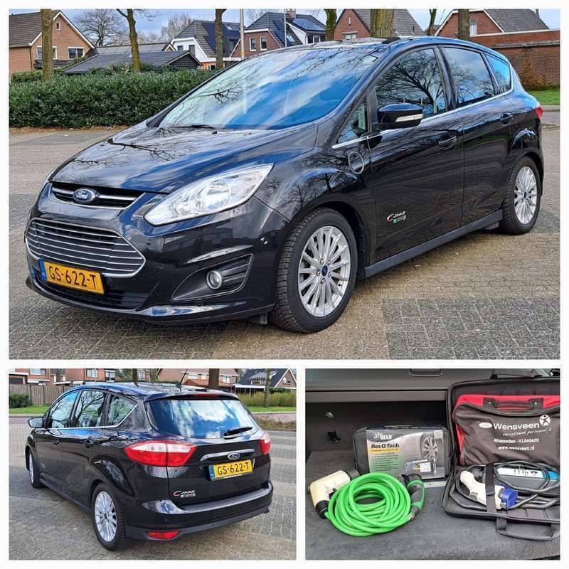 Zwart Gebruikt 2015 Ford C-MAX Energi MPV | € 9.399 - Afbeelding 1/4