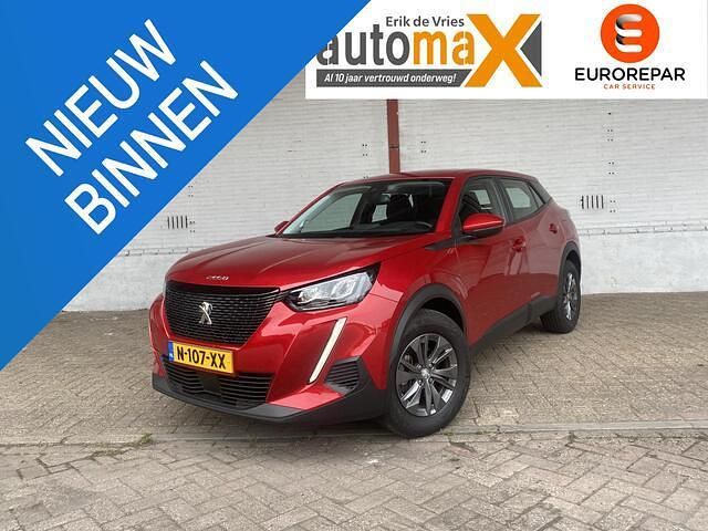 Rood Gebruikt 2021 Peugeot 2008 Active SUV | € 17.950 (Eerlijke prijs) - Afbeelding 1/4