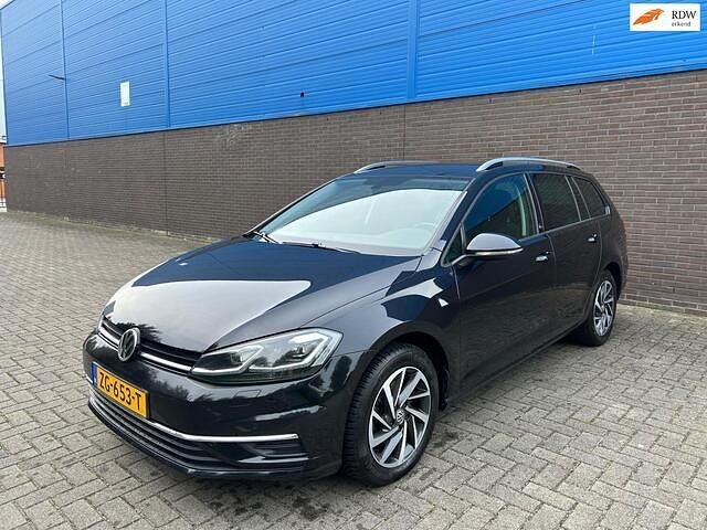 Zwart Gebruikt 2018 VW Golf VII Highline Stationwagen | € 12.599 (Super prijs) - Afbeelding 1/4