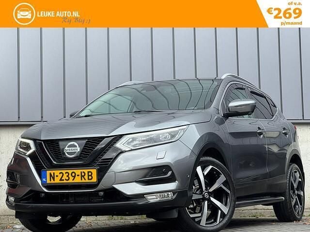 Grijs Gebruikt 2017 Nissan Qashqai Tekna+ SUV | € 16.930 (Eerlijke prijs) - Afbeelding 1/4