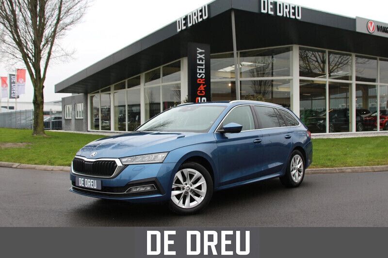 Blauw Gebruikt 2021 Skoda Octavia Business Line Stationwagen | € 17.750 (Eerlijke prijs) - Afbeelding 1/4