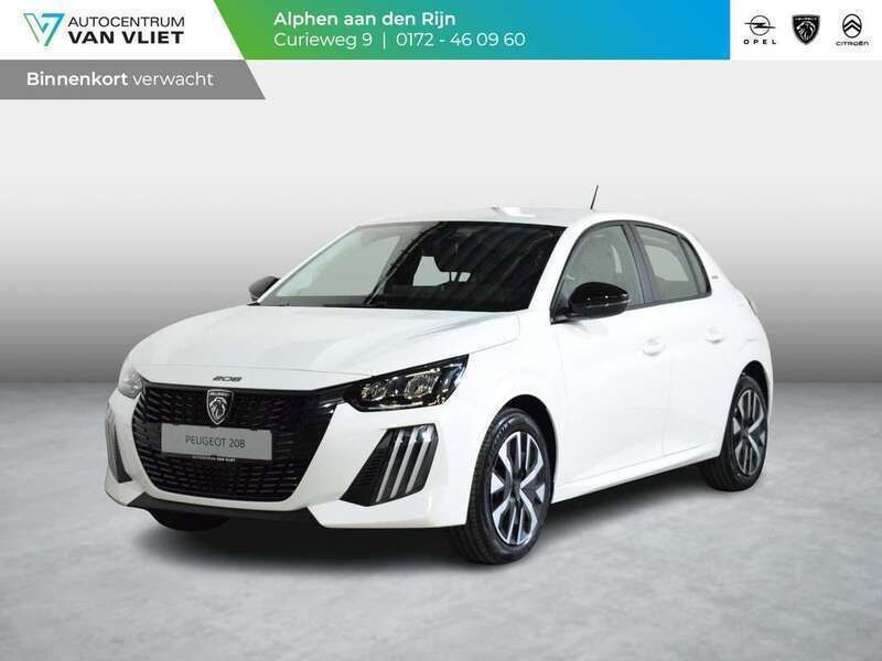 Wit Nieuw 2025 Peugeot 208 Style Hatchback | € 25.884 (Eerlijke prijs) - Afbeelding 1/4