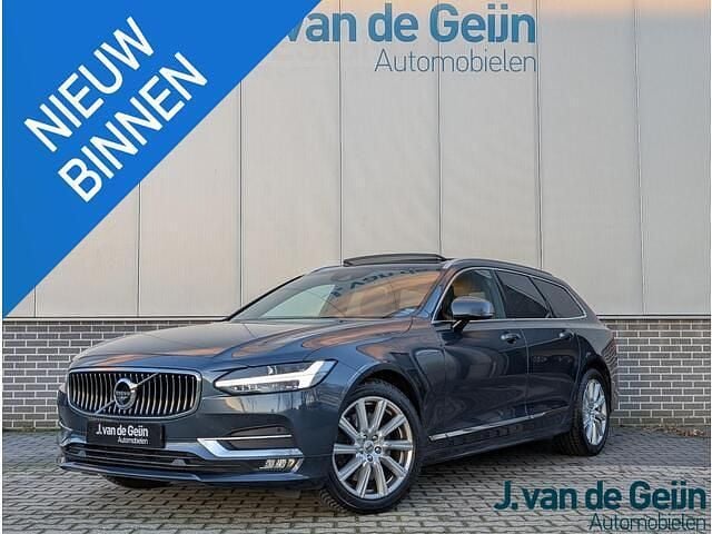 Blauw Gebruikt 2018 Volvo V90 Inscription Stationwagen | € 22.950 (Super prijs) - Afbeelding 1/4