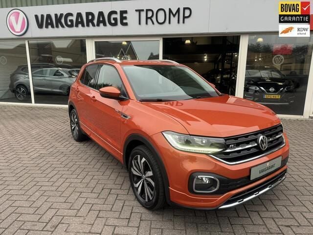 Oranje Gebruikt 2019 VW T-Cross R-line SUV | € 21.990 (Eerlijke prijs) - Afbeelding 1/4