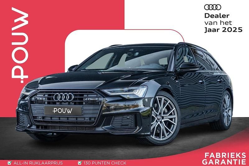Zwart Occasion 2022 Audi A6 Stationwagen | € 45.900 (Goede deal) - Afbeelding 1/4