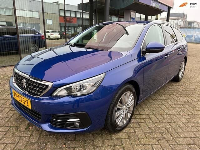Blauw Gebruikt 2018 Peugeot 308 SW Allure Stationwagen | € 7.450 (Super prijs) - Afbeelding 1/4