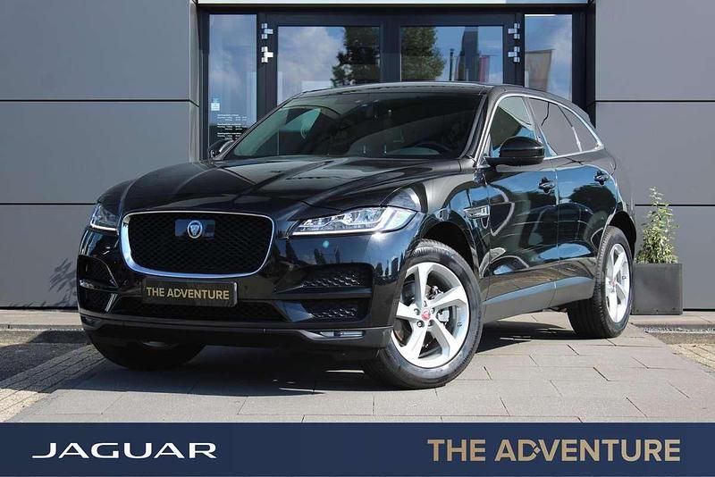 Zwart Gebruikt 2019 Jaguar F-Pace Portfolio SUV | € 32.900 (Iets duurder) - Afbeelding 1/4