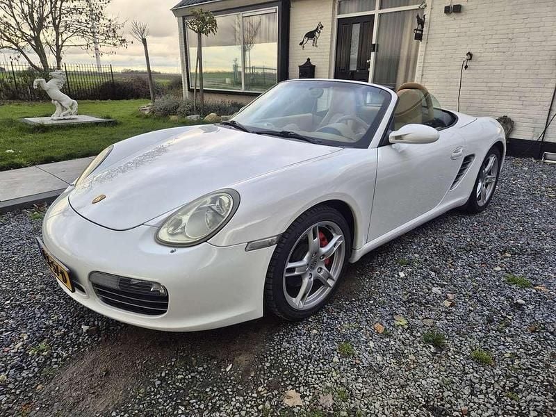 Wit Gebruikt 2008 Porsche Boxster S Cabriolet | € 29.500 - Afbeelding 1/4
