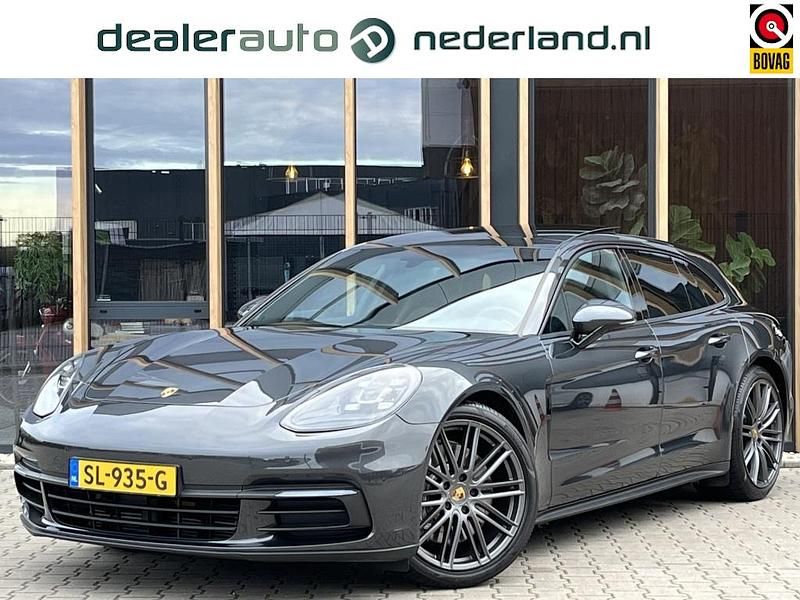 Grijs Gebruikt 2018 Porsche Panamera Sport Turismo Stationwagen | € 59.600 (Eerlijke prijs) - Afbeelding 1/4