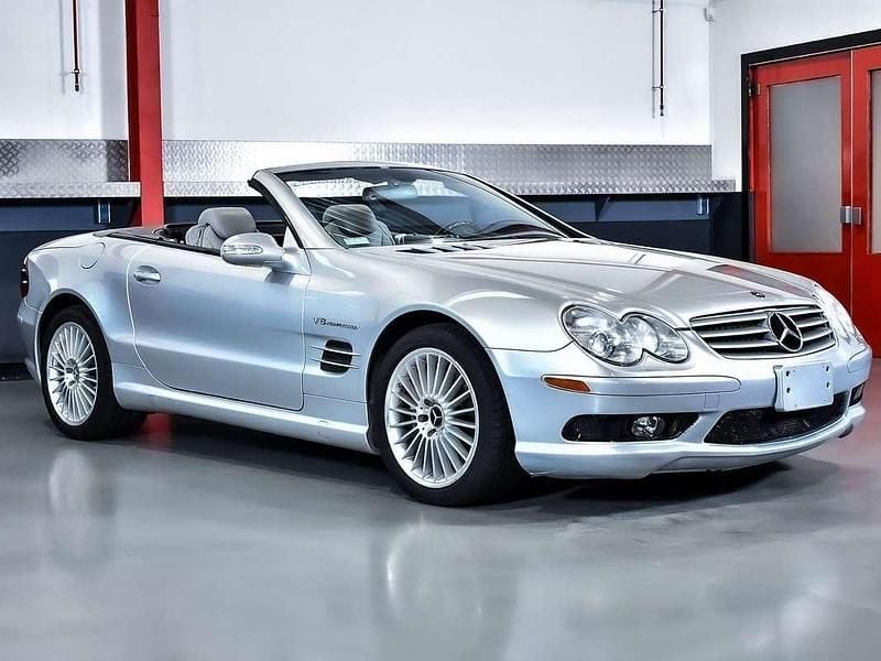 Zilver Gebruikt 2003 Mercedes SL55 AMG AMG Cabriolet | € 27.000 - Afbeelding 1/4