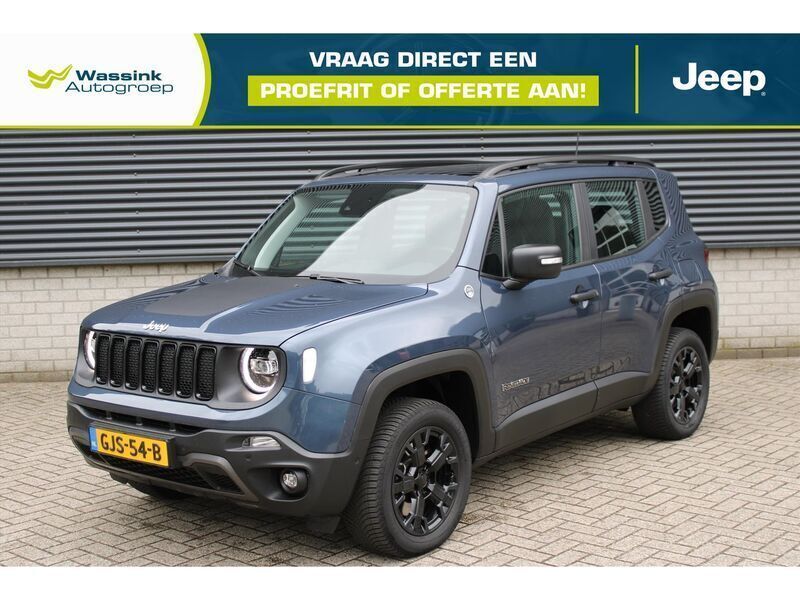 Blauw Gebruikt 2024 Jeep Renegade Trailhawk SUV | € 34.390 (Eerlijke prijs) - Afbeelding 1/4