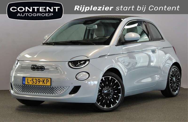 Blauw Gebruikt 2021 Fiat 500e La Prima Hatchback | € 18.940 - Afbeelding 1/4