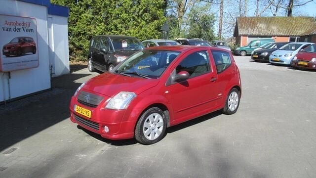 Rood Occasion 2008 Citroën C2 VTR Sport Hatchback | € 1.995 (Eerlijke prijs) - Afbeelding 1/4