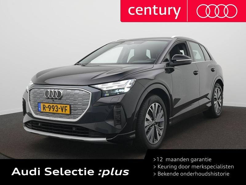 Zwart Occasion 2022 Audi Q4 e-tron Advanced SUV | € 29.900 (Eerlijke prijs) - Afbeelding 1/4