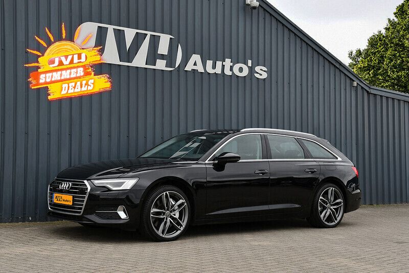 Zwart Gebruikt 2021 Audi A6 Sport Stationwagen | € 36.750 - Afbeelding 1/4