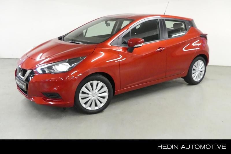 Rood Occasion 2022 Nissan Micra Acenta Hatchback | € 12.745 (Eerlijke prijs) - Afbeelding 1/4