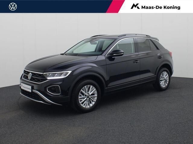 Zwart Gebruikt 2024 VW T-Roc Life SUV | € 27.940 (Eerlijke prijs) - Afbeelding 1/4