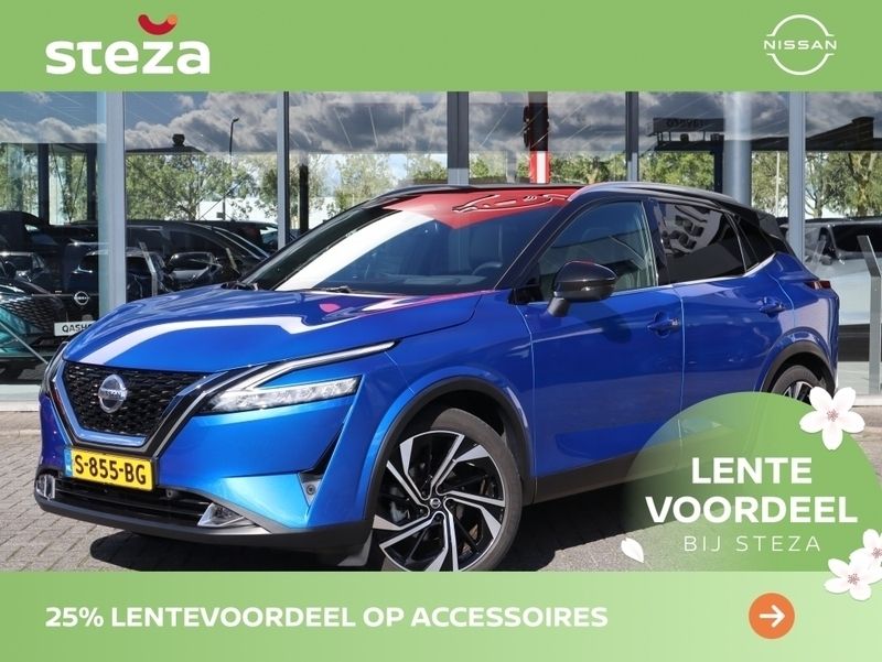 Blauw Gebruikt 2023 Nissan Qashqai Tekna+ SUV | € 32.949 (Goede deal) - Afbeelding 1/4