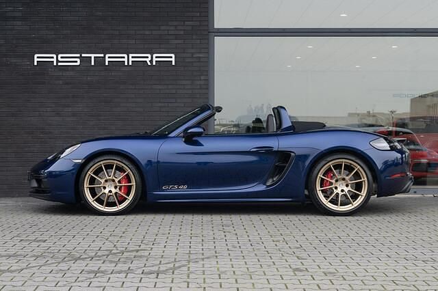 Occasion Porsche 718 Boxster GTS 400 PK (294 kW) 2023 Blauw (metallic) Cabriolet