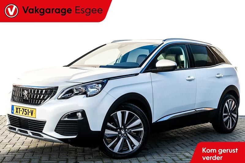 Wit Occasion 2019 Peugeot 3008 Allure SUV | € 20.735 (Eerlijke prijs) - Afbeelding 1/4