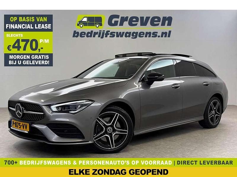 Grijs Gebruikt 2022 Mercedes CLA250e AMG Sedan | € 28.900 - Afbeelding 1/4