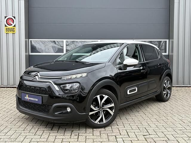 Zwart Gebruikt 2021 Citroën C3 PureTech Hatchback | € 13.450 (Goede deal) - Afbeelding 1/4