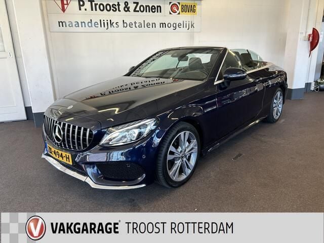 Blauw Gebruikt 2018 Mercedes C180 Premium Plus Cabriolet | € 28.450 (Eerlijke prijs) - Afbeelding 1/4