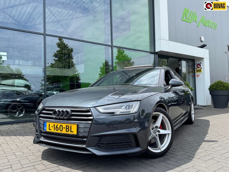 Grijs Gebruikt 2016 Audi A4 S-Line Stationwagen | € 23.945 (Iets duurder) - Afbeelding 1/4