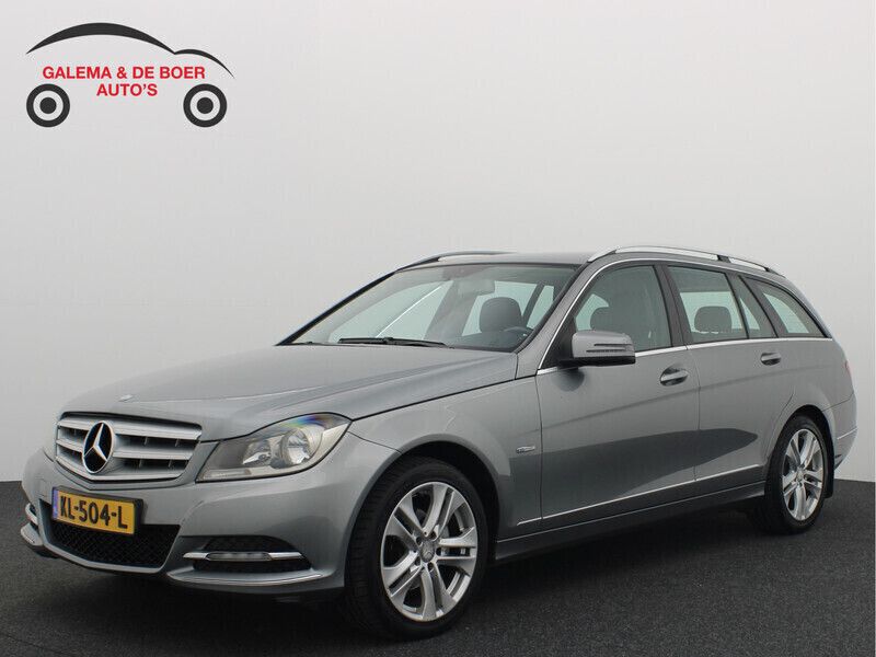 Grijs Gebruikt 2012 Mercedes C180 Avantgarde Stationwagen | € 14.183 - Afbeelding 1/4