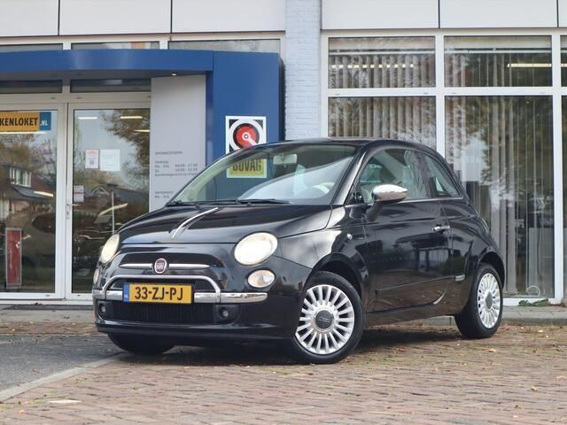 Zwart Gebruikt 2008 Fiat 500 Lounge Hatchback | € 4.450 (Eerlijke prijs) - Afbeelding 1/4