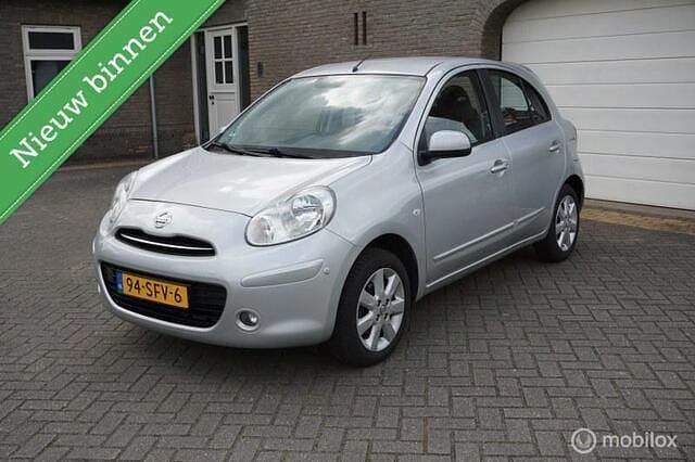 Grijs Gebruikt 2011 Nissan Micra Hatchback | € 6.750 (Eerlijke prijs) - Afbeelding 1/4