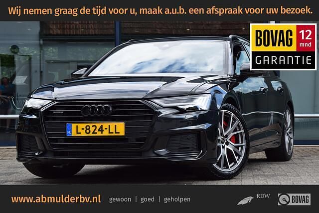 Zwart (metallic) Occasion 2021 Audi A6 Competition Stationwagen | € 43.890 (Super prijs) - Afbeelding 1/3