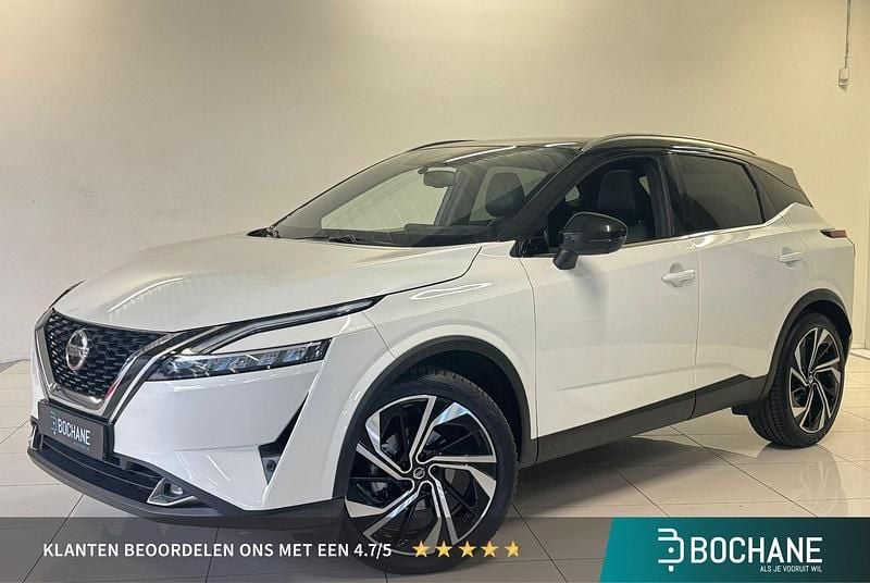 Wit Gebruikt 2022 Nissan Qashqai Tekna+ SUV | € 28.295 (Iets duurder) - Afbeelding 1/4