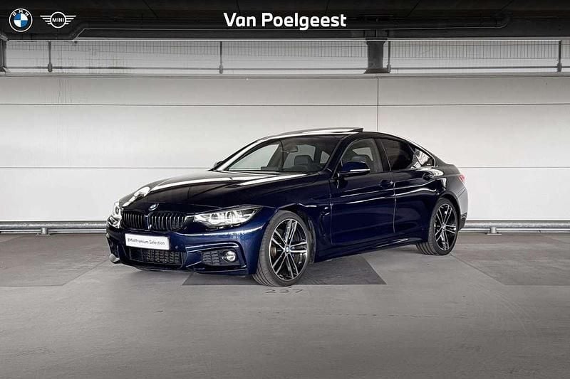 Tansanitblau ii metallic (blauw metallic) Gebruikt 2020 BMW 420 Gran Coupé Comfort Edition Coupé | € 29.900 (Goede deal) - Afbeelding 1/4