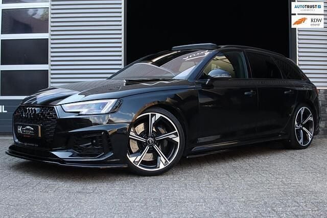 Zwart Gebruikt 2019 Audi RS4 Stationwagen | € 59.995 (Super prijs) - Afbeelding 1/4