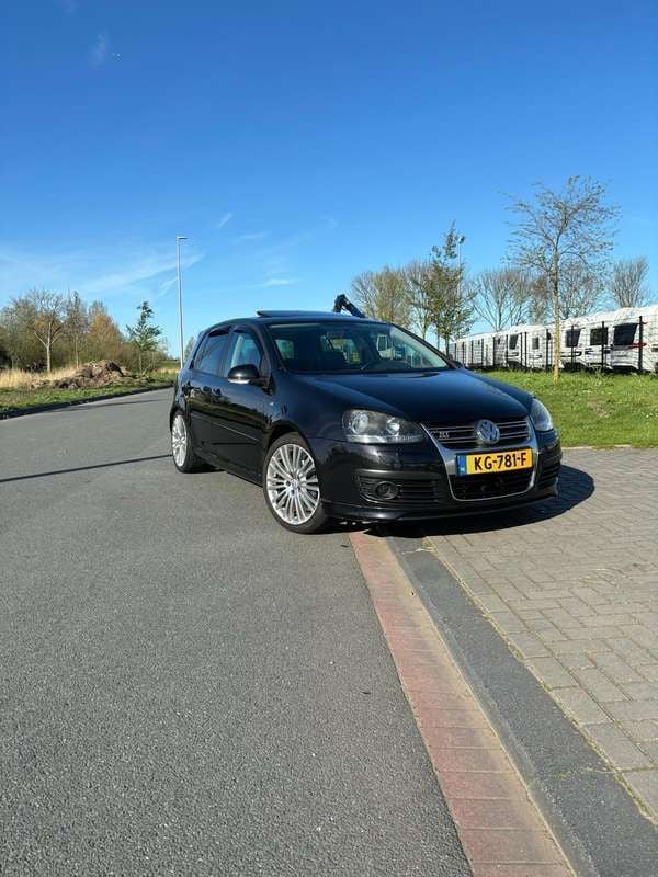 Zwart Gebruikt 2008 VW Golf VI GT Stationwagen | € 2.000 (Super prijs) - Afbeelding 1/4