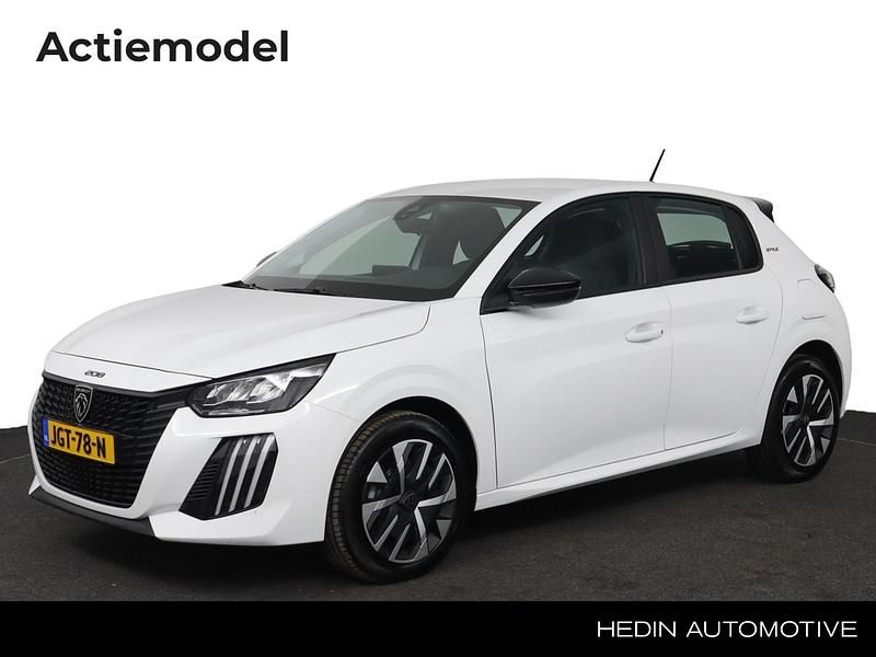Wit Nieuw 2025 Peugeot 208 Style Hatchback | € 25.795 (Super prijs) - Afbeelding 1/4