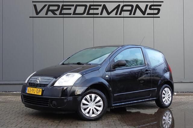 Zwart Gebruikt 2004 Citroën C2 Hatchback | € 1.250 (Eerlijke prijs) - Afbeelding 1/4