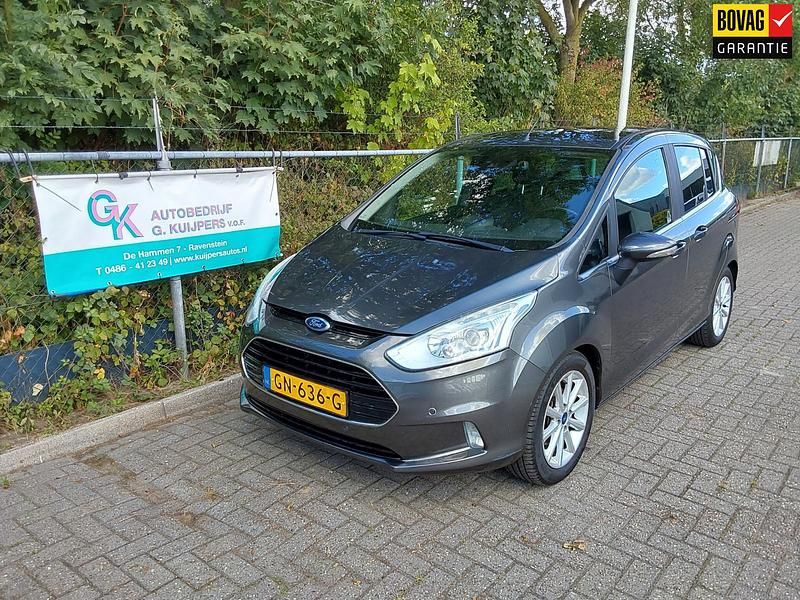 Grijs Gebruikt 2015 Ford B-MAX Titanium MPV | € 8.450 (Eerlijke prijs) - Afbeelding 1/4
