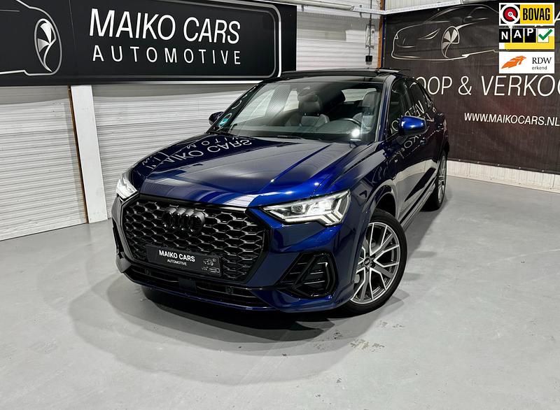 Blauw Gebruikt 2022 Audi Q3 S-Line SUV | € 38.950 (Iets duurder) - Afbeelding 1/4