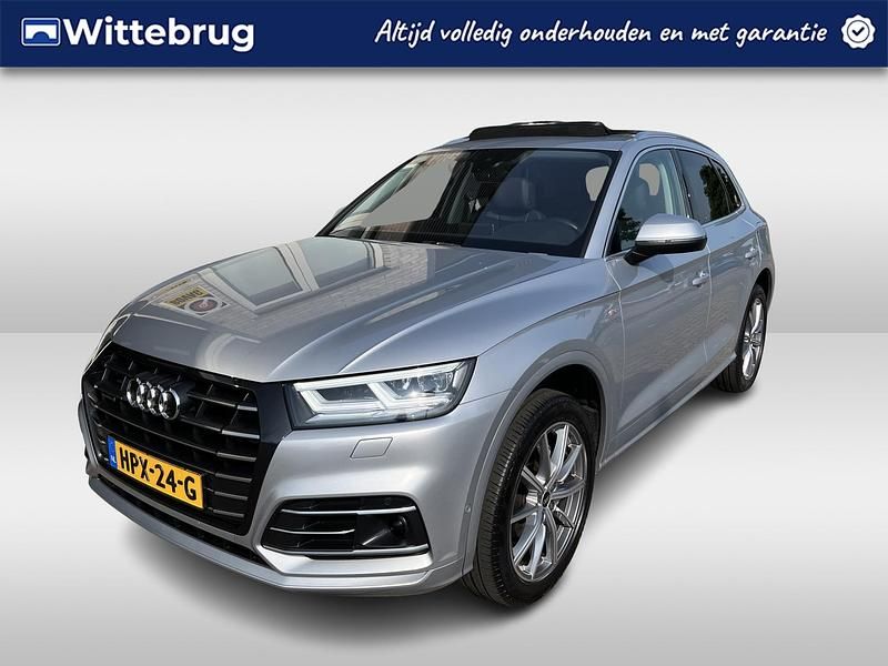 Zilver Gebruikt 2020 Audi Q5 S-Line SUV | € 37.450 (Super prijs) - Afbeelding 1/2