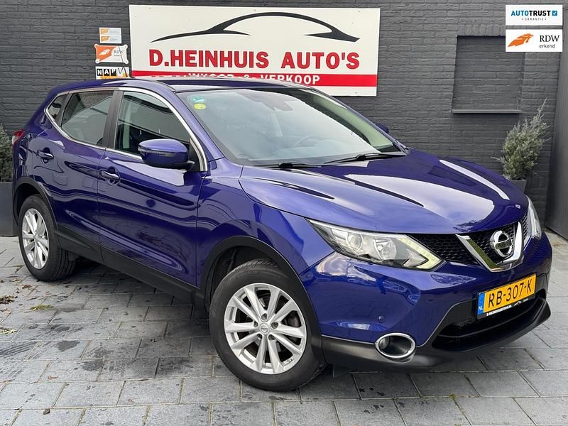 Blauw (metallic) Gebruikt 2016 Nissan Qashqai Acenta SUV | € 7.450 (Super prijs) - Afbeelding 1/4