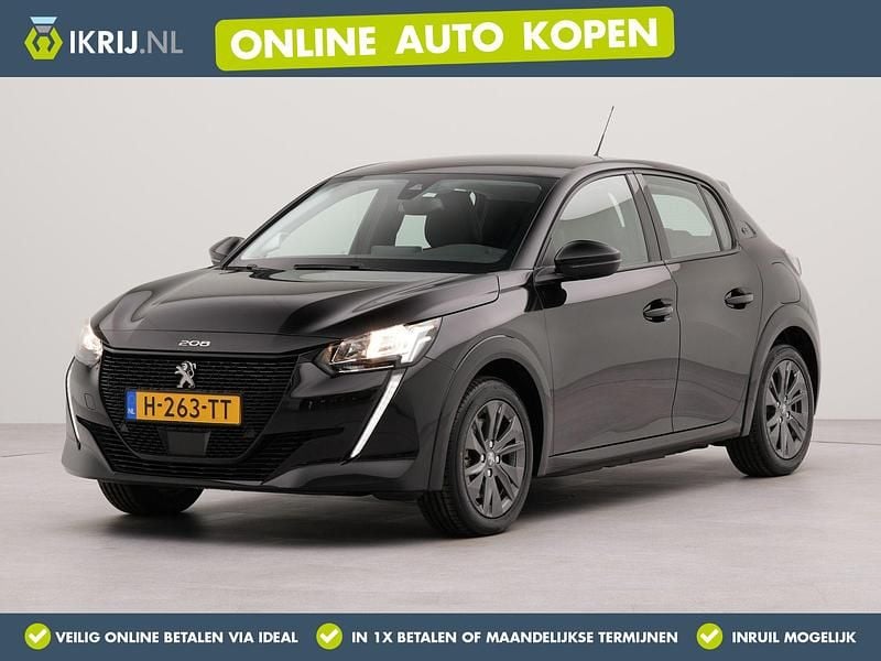 Zwart Gebruikt 2020 Peugeot e-208 Active Hatchback | € 15.400 (Eerlijke prijs) - Afbeelding 1/3