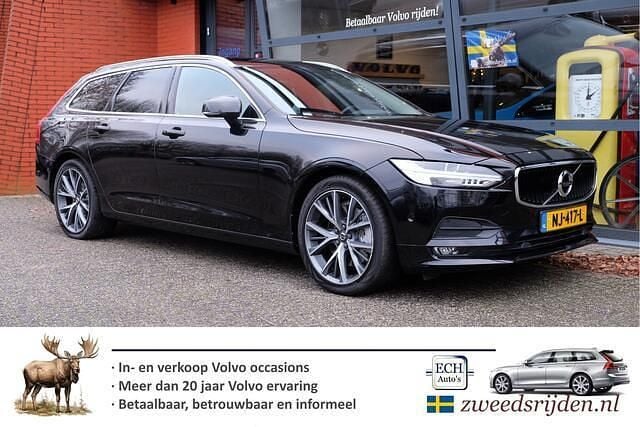 Zwart Gebruikt 2017 Volvo V90 Momentum Stationwagen | € 19.950 (Goede deal) - Afbeelding 1/4