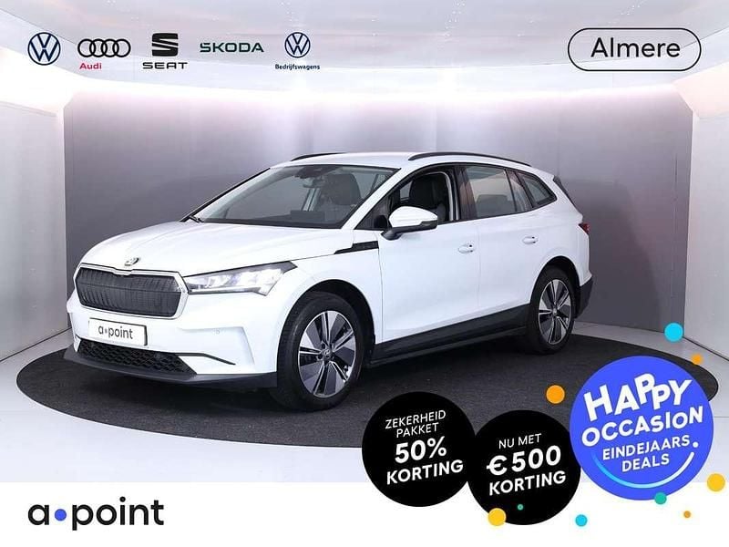 Wit Gebruikt 2023 Skoda Enyaq iV SUV | € 25.849 (Super prijs) - Afbeelding 1/3