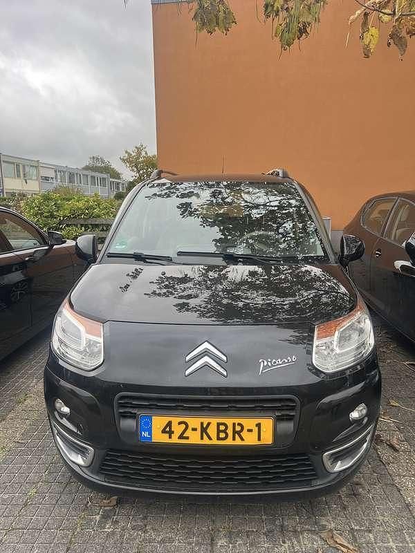 Zwart Gebruikt 2009 Citroën C3 Picasso Exclusive MPV | € 2.000 (Super prijs) - Afbeelding 1/4